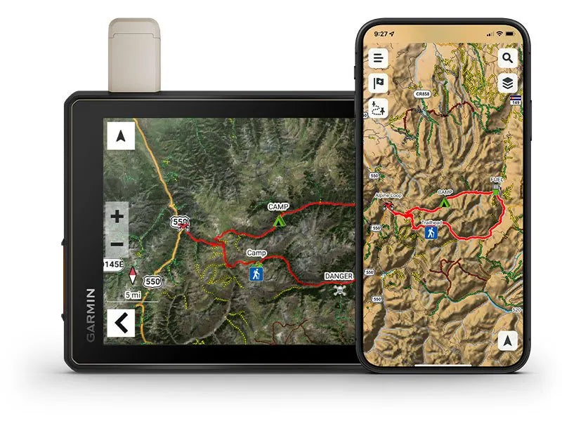 8" Garmin Tread Overland Powersport Navigator For Snowmobiles