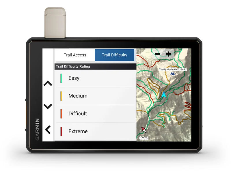 8" Garmin Tread Overland Powersport Navigator For Snowmobiles