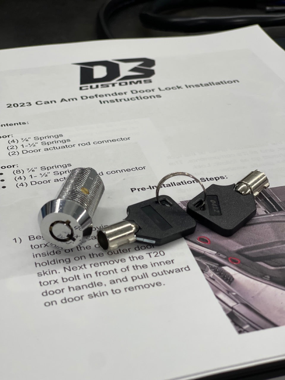 Defender 2&4 Door Lock kits