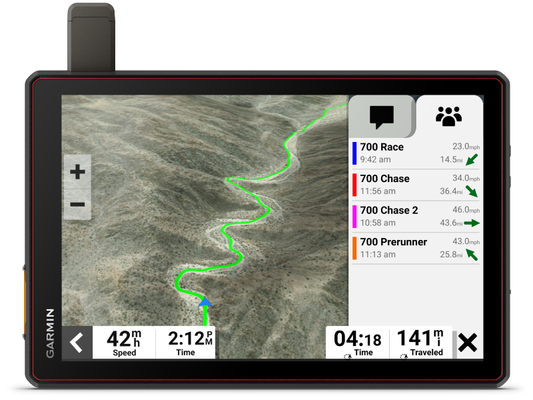 10" Tread® XL - Baja Chase Edition - All-Terrain Navigator SXS Mobile GPS unit - Optional Group Ride