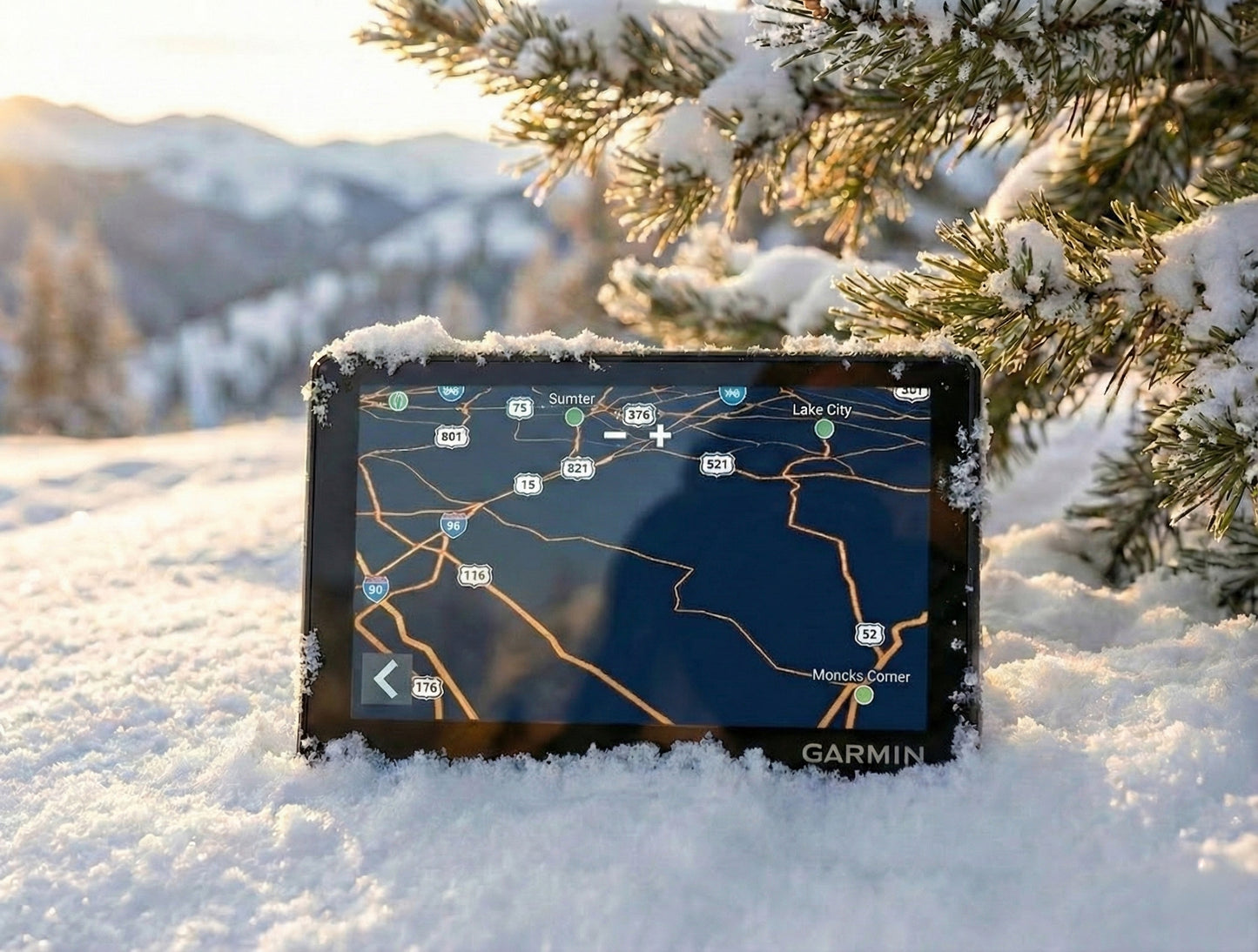 5" Weatherproofed Snowmobile GPS Kit